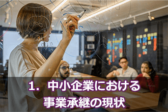 1．中小企業における事業承継の現状
