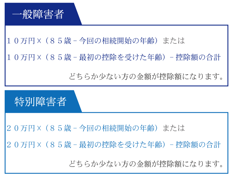 障害者控除（障害者の税額軽減）とは