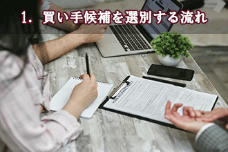 1．買い手候補を選別する流れ