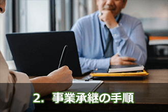 2．事業承継の手順