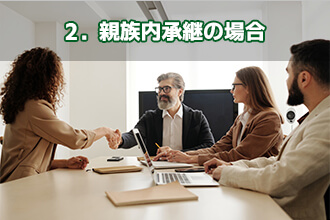 2．親族内承継の場
