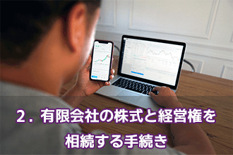 2．有限会社の株式と経営権を相続する手続き