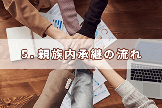 5．親族内承継の流れ
