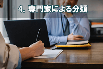 4．専門家による分類