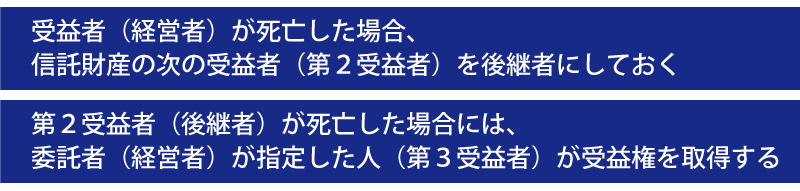 次の経営者まで指名！「受益者連続信託」の事業承継への活用