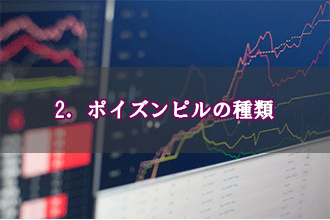 2．ポイズンピルの種類