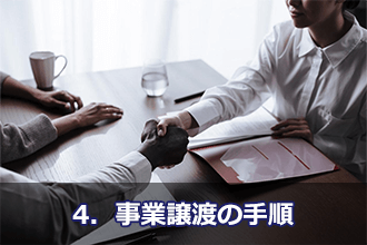 4．事業譲渡の手順